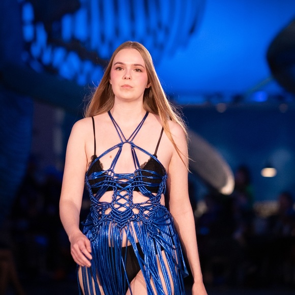 Handmade Macramé Rope Dress - Picture 13 of 15